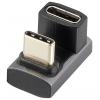 Renkforce USB3®, USB-C® adaptér [1x USB-C® zástrčka - 1x USB-C® zásuvka] RF-3802674 8K UHD, Zásuvka úhlová, otočená o 180°
