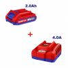 SET - nabíječka 20V 4.0A + akumulátor 20V 2.0Ah SET - nabíječka 20V 4.0A + akumulátor 20V 2.0Ah