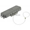 HARTING Ochranný kryt, Ochranný kryt, řada: Han B 2.08 mm², 0.5 mm² -, 250V, pro použití s: Kryt kabel-kabel, 24B HARTING Ochranný kryt, Ochranný kryt, řada: Han B 2.08 mm², 0.5 mm² -, 250V, pro použití s: Kryt kabel-kabel, 24B