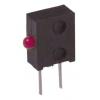 PCB LED indikátor, řada: HLMP barva Červená Pravý úhel 1 LED 5 mm (T-1 3/4) 90 ° Broadcom 3 V