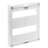 Hager US21A3 Ochranný kryt proti dotyku Hager US21A3, univerzální, plochý, 300 x 250, 2x 12PLE, 125 mm ochranný kryt proti dotyku plast bílá 1 ks