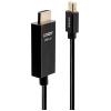 LINDY USB kabel Zástrčka HDMI-A, Zástrčka HDMI-A 10.00 m černá, šedá 3...