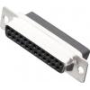 MH Connectors MHDBC25-SS 2101-0190-13 D-SUB zásuvková lišta 180 ° Pólů: 25 krimpované 1 ks