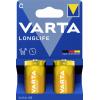 Varta VARTA Longlife C Blister 2 baterie malé mono C alkalicko-manganová 1.5 V 2 ks