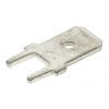 TE Connectivity Zásuvný konektor, řada: FASTON .250 Neizolované, 6.35 x 0.81 mm, Černá Vnější, celková délka: 14 mm,