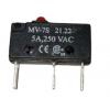 RS PRO Mikrospínač, typ ovladače: Plunžr SPDT, 250 V dc, 250 V ac, 5A, Šroub, IP40, 142g