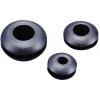 TRU COMPONENTS TC-GMR1108203 kabelová průchodka otevřená Průměr svorky (max.) 7.8 mm Tloušťka montážní desky (max.) 3 mm PVC černá 100 ks