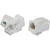 TRU COMPONENTS 93014c937 Modulární zásuvky, bez nářadí zásuvka, rovná přírodní 1 ks