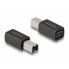 Delock USB 2.0 adaptér [1x USB 2.0 zástrčka B - 1x USB-C® zásuvka] 65839 0 mm