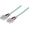 Intellinet 750837 optické vlákno optické vlákno kabel 2.00 m tyrkysová [1x zástrčka SC - 1x zástrčka SC] 50/125 µ Multimode OM3
