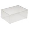 Přihrádková krabice 8 přihrádek Průhledné, Polypropylen 47 mm x 79mm x 109 mm Raaco