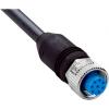 Kabel ovladače snímače, A: Vnitřní, A: M12 8, B: Bez koncovky, B: Neuzavřený, 30V, IP65, IP66K, IP67, řada: YF2A18 SICK