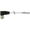 Kabel ovladače snímače, A: Vnitřní, A: Pravoúhlý 4, B: Volný konec kabelu, 60V, IP65, řada: 7000 Murrelektronik Limited Kabel ovladače snímače, A: Vnitřní, A: Pravoúhlý 4, B: Volný konec kabelu, 60V, IP65, řada: 7000 Murrelektronik Limited