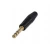 Re-An Products Konektor jack, Kabel, Stereo Vnější, 1/4 in, orientace těla: Rovný, materiál kontaktu: Mosaz, materiál