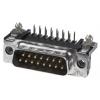 TE Connectivity Konektor D-Sub, řada: AMPLIMITE HD-20, počet kontaktů: 15, orientace těla: Pravý úhel 2.74 mm, Průchozí TE Connectivity Konektor D-Sub, řada: AMPLIMITE HD-20, počet kontaktů: 15, orientace těla: Pravý úhel 2.74 mm, Průchozí