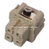 Kontaktní vložka HDC DA-003-F, zásuvka, 3+PE, 250 V / 10 A