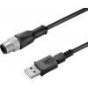Weidmüller SAIL-M12G-USB-3.0U připojovací kabel pro senzory - aktory, 1268520000, piny: 4, 3.00 m, 1 ks