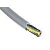 Ovládací kabel 7žilový plocha průřezu 1.5 mm² 15 AWG, 500V Nestíněný Bez halogenů plášť, Šedá, vnější průměr: 8.9 mm