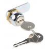 Zámková vložka S klíčem, Klíč, hloubka od panelu k jazýčku: 16 mm, Chromová 19.1 x 16.1 mm Euro-Locks a Lowe & Fletcher