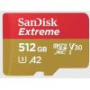 SanDisk SanDisk Extreme - Flash-Speicherkarte (microSDXC-an-SD-Adapter inbegriffen) paměťová karta microSDHC 512 GB Class 10 UHS-I nárazuvzdorné, vodotěsné SanDisk SanDisk Extreme - Flash-Speicherkarte (microSDXC-an-SD-Adapter inbegriffen) paměťová karta microSDHC 512 GB Class 10 UHS-I nárazuvzdorné, vodotěsné