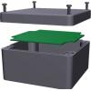 Hammond Electronics 1590Z160GY univerzální pouzdro 160 x 160 x 90 hliník šedá 1 ks Hammond Electronics 1590Z160GY univerzální pouzdro 160 x 160 x 90 hliník šedá 1 ks