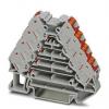 Phoenix Contact Svorkovnice pro montáž na lištu DIN 3270121, řada: PTRV 4 /RD, 250V Šedá 0.14mm², 2.5 mm² 4 Zásuvný Phoenix Contact Svorkovnice pro montáž na lištu DIN 3270121, řada: PTRV 4 /RD, 250V Šedá 0.14mm², 2.5 mm² 4 Zásuvný