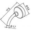 Ersa 0172KD pájecí hrot dlátový, rovný Velikost hrotů 3.10 mm Obsah 1 ...