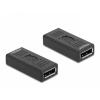 Delock DisplayPort adaptér DisplayPort zásuvka 0 mm černá 66643 4K UHD Kabel DisplayPort Delock DisplayPort adaptér DisplayPort zásuvka 0 mm černá 66643 4K UHD Kabel DisplayPort