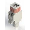 EDAC Konektor vodič-vodič, řada: 572, formát pólů: 1, Kabel Krimpovací, 300V 10A, 105 °C, -40 °C