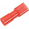 LAPP 61794955 faston zásuvka Šířka zástrčky: 4.8 mm Tloušťka konektoru: 0.8 mm 180 ° plná izolace červená 100 ks
