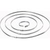 TRU COMPONENTS 1566204, stahovací pásky, 4.60 mm, 127 mm, stříbrná, 10 ks
