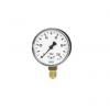 Tlakoměr Se závitem 9803764 63 mm 1/4 in NPT Ocel, 60 °C 0.6 bar 0 bar WIKA