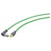 Siemens Cat6a Ethernetové kabely, řada: 6XV, Zelená, 80V 10 m, typ pláště: Stíněné Siemens Cat6a Ethernetové kabely, řada: 6XV, Zelená, 80V 10 m, typ pláště: Stíněné