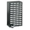 Skladovací jednotka se zásuvkami 48 Černá Polypropylen 550 mm x 310mm x 180 mm Treston