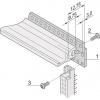 nVent SCHROFF Kolejnice Lišta Z 213 mm nVent SCHROFF Kolejnice Lišta Z 213 mm