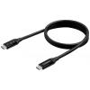 EDIMAX USB kabel USB 4.0, Thunderbolt™ 3 USB-C ® zástrčka 1.00 m černá UC4-010TB V2