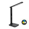 ECOLITE LED stolní lampa dotyková WEST 8W, volba teploty světla, stmívatelná, černá, USB, LU19AC-CR ECOLITE LED stolní lampa dotyková WEST 8W, volba teploty světla, stmívatelná, černá, USB, LU19AC-CR