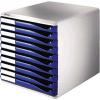 Leitz box se zásuvkami 5281-00-35 modrá Počet přihrádek: 10 Leitz box se zásuvkami 5281-00-35 modrá Počet přihrádek: 10