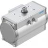 Pneumatický otočný aktuátor DFPD-80-RP-90-RD-F0507-R3-EP, řada: DFPD, max. tlak: 8 bar Festo Dvojčinný 90 °, vývrt: 80
