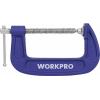 WorkPro WP232019 rychloupínač Rozpětí (max.):100 mm Vnější délka: 210 mm Délka vyložení:100 mm WorkPro WP232019 rychloupínač Rozpětí (max.):100 mm Vnější délka: 210 mm Délka vyložení:100 mm