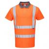 Portwest RT22 Oranžová Unisex Reflexní tričko s límečkem M Portwest RT22 Oranžová Unisex Reflexní tričko s límečkem M