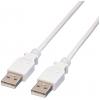 Value USB kabel USB 2.0 USB-A zástrčka, USB-A zástrčka 3.00 m bílá stíněný 11.99.8931