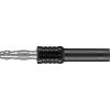 Schützinger BRST 7922 Ni / SW propojovací zástrčka 4 mm banánek černá 1 ks