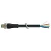 Napájecí kabel, A: Vnější, A: M12, Rovný 5, B: Bez koncovky, 63V ac/dc, IP65, IP67, řada: L-Coded Murrelektronik Limited