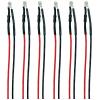 TAMS Elektronik 81-59506-06-C LED s připojovacími kabely studená bílá, červená 6 ks TAMS Elektronik 81-59506-06-C LED s připojovacími kabely studená bílá, červená 6 ks