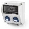 RS PRO Průmyslový napájecí konektor, řada: RS PRO, IP54, Panel barva Šedá, 16A 2P+T, 230V