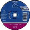 PFERD TOOLS 62223738 E 230-7 ZIRKON SG CAST brusný kotouč lomený Průměr 230 mm Ø otvoru 22.23 mm Šedá / tvárná litina, Litá kůže 10 ks