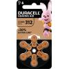 Duracell Baterie do naslouchátek ZA 312 1.45 V 1 ks 160 mAh zinko-vzduchová DURACELL - Batterie Hörgeraete EasyTab 312 PR41 NEU 6St. - Batterie - 1,45 V