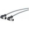 Kabel ovladače snímače, A: Vnější, A: Pravoúhlý 4, B: M12, B: Vnitřní, 300V 4, IP67, řada: ET 200 Siemens 1 m Kabel ovladače snímače, A: Vnější, A: Pravoúhlý 4, B: M12, B: Vnitřní, 300V 4, IP67, řada: ET 200 Siemens 1 m