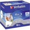 Verbatim 43736 Blu-ray BD-R DL 50 GB 10 ks Jewelcase s potiskem